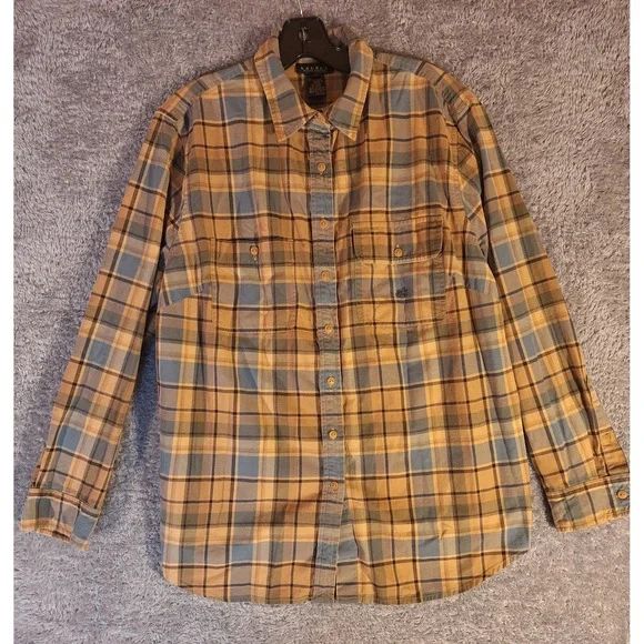 Lauren Ralph Lauren Plaid Button Down Shirt Men's Long Sleeve Casual Outdoor - Picture 1 of 12